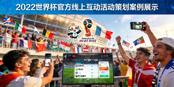 2022世界杯官方线上互动活动策划案例展示 - 球迷狂欢场景